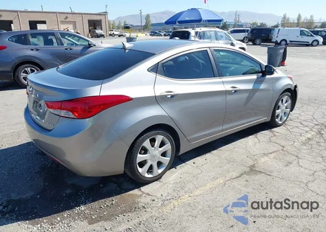 2012 Hyundai Elantra Limited (Ulsan Plant) from USA, damaged, VIN KMHDH4AEXCU355066